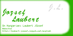 jozsef laubert business card